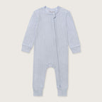 Blue Pointelle Non-Footed Sleepsuit