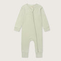 Sage Pointelle Non-Footed Sleepsuit